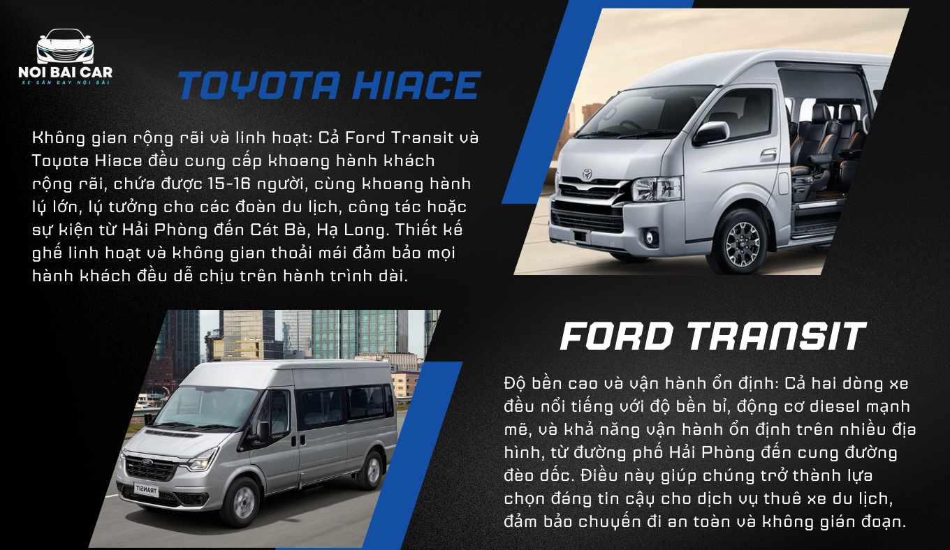 Thuê Xe Du Lịch Hải Phòng 16 Chỗ