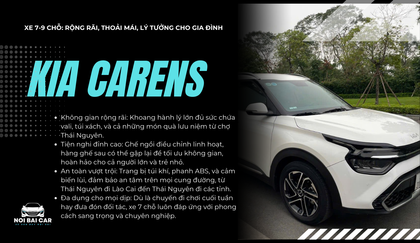 Thuê Xe Du Lịch Thái Nguyên 7-9 Chỗ