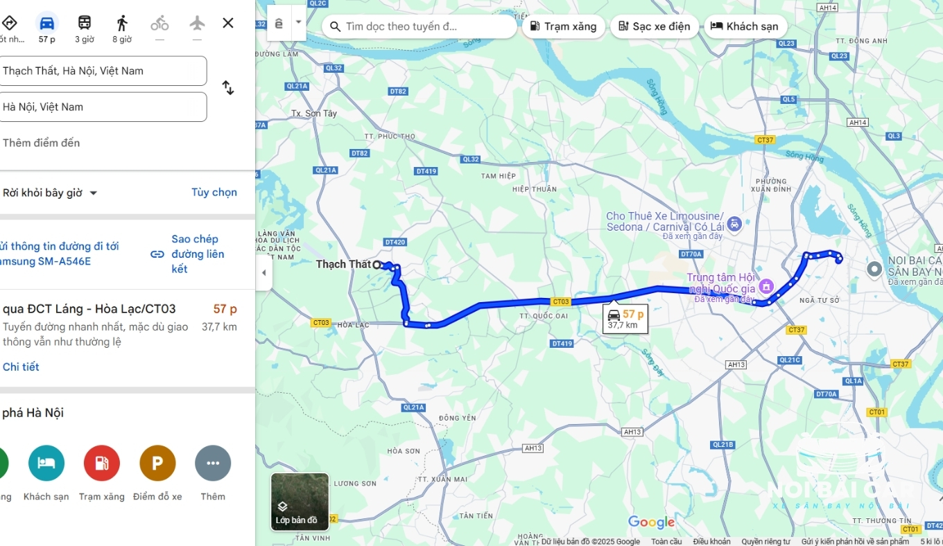 Taxi Thạch Thất Hà Nội